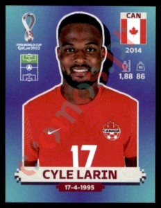 CAN20 Cyle Larin – FIFA World Cup Qatar 2022 Panini