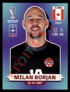CAN3 Milan Borjan – FIFA World Cup Qatar 2022 Panini