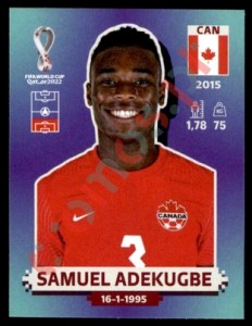 CAN5 Samuel Adekugbe – FIFA World Cup Qatar 2022 Panini