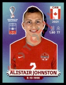 CAN7 Alistair Johnston – FIFA World Cup Qatar 2022 Panini