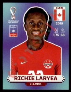 CAN8 Richie Laryea – FIFA World Cup Qatar 2022 Panini