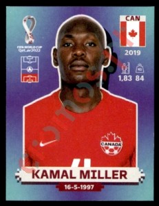 CAN9 Kamal Miller – FIFA World Cup Qatar 2022 Panini