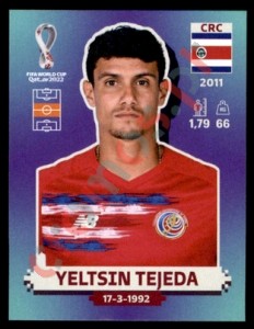 CRC15 Yeltsin Tejeda – FIFA World Cup Qatar 2022 Panini