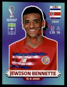 CRC16 Jewison Bennette – FIFA World Cup Qatar 2022 Panini