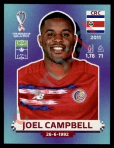 CRC17 Joel Campbell – FIFA World Cup Qatar 2022 Panini