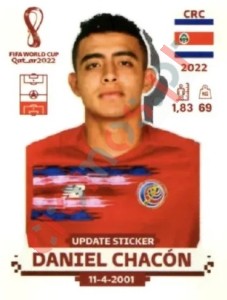 CRC5x Daniel Chacón – FIFA World Cup Qatar 2022 Panini
