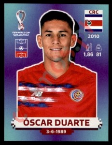 CRC7 Óscar Duarte – FIFA World Cup Qatar 2022 Panini