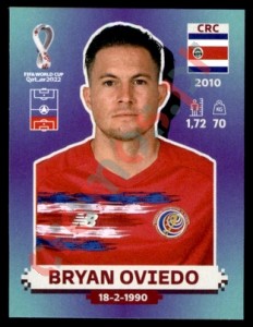 CRC9 Bryan Oviedo – FIFA World Cup Qatar 2022 Panini