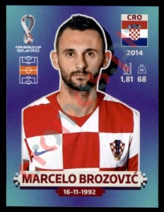 CRO11 Marcelo Brozović – FIFA World Cup Qatar 2022 Panini