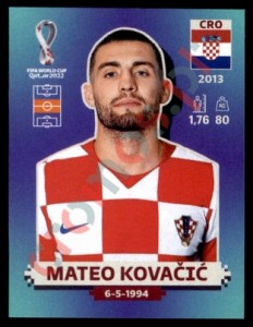 CRO12 Mateo Kovačić – FIFA World Cup Qatar 2022 Panini