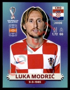 CRO13 Luka Modrić – FIFA World Cup Qatar 2022 Panini