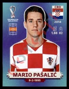 CRO14 Mario Pašalić – FIFA World Cup Qatar 2022 Panini