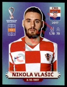 CRO16 Nikola Vlašić – FIFA World Cup Qatar 2022 Panini