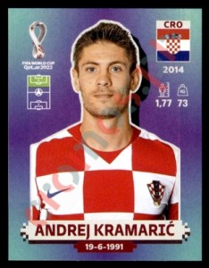 CRO18 Andrej Kramarić – FIFA World Cup Qatar 2022 Panini
