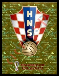 CRO2 Team Logo – FIFA World Cup Qatar 2022 Panini