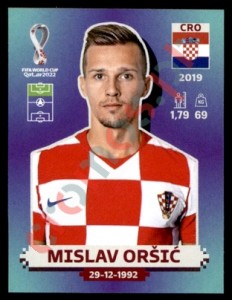 CRO20 Mislav Oršić – FIFA World Cup Qatar 2022 Panini