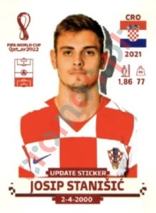 CRO5x Josip Stanišić – FIFA World Cup Qatar 2022 Panini