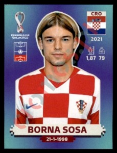 CRO9 Borna Sosa – FIFA World Cup Qatar 2022 Panini