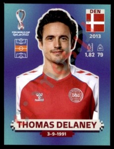 DEN11 Thomas Delaney – FIFA World Cup Qatar 2022 Panini