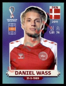 DEN15 Daniel Wass – FIFA World Cup Qatar 2022 Panini