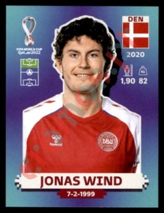 DEN20 Jonas Wind – FIFA World Cup Qatar 2022 Panini
