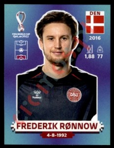 DEN4 Frederik Rønnow – FIFA World Cup Qatar 2022 Panini
