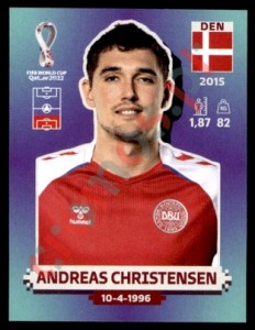 DEN5 Andreas Christensen – FIFA World Cup Qatar 2022 Panini