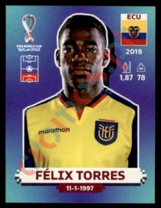ECU10 Félix Torres – FIFA World Cup Qatar 2022 Panini