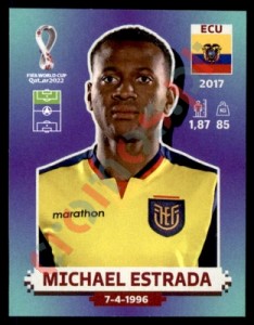 ECU16 Michael Estrada – FIFA World Cup Qatar 2022 Panini