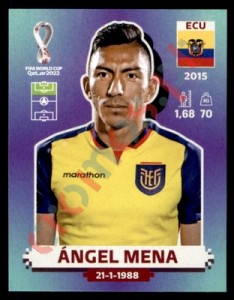 ECU17 Ángel Mena – FIFA World Cup Qatar 2022 Panini
