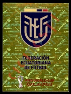 ECU2 Team Logo – FIFA World Cup Qatar 2022 Panini