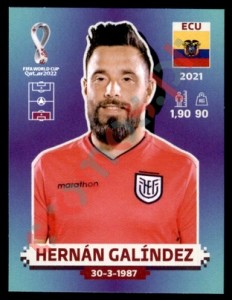 ECU3 Hernán Galíndez – FIFA World Cup Qatar 2022 Panini