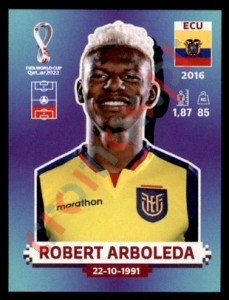 ECU5 Robert Arboleda – FIFA World Cup Qatar 2022 Panini