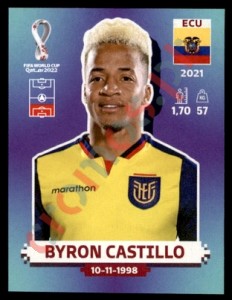 ECU6 Byron Castillo – FIFA World Cup Qatar 2022 Panini