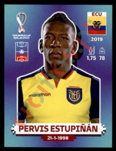 ECU7 Pervis Estupiñán – FIFA World Cup Qatar 2022 Panini