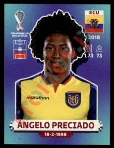 ECU9 Ángelo Preciado – FIFA World Cup Qatar 2022 Panini