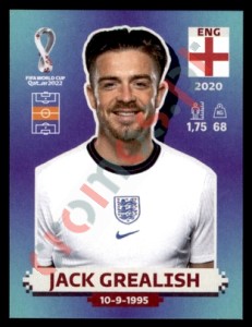 ENG12 Jack Grealish – FIFA World Cup Qatar 2022 Panini