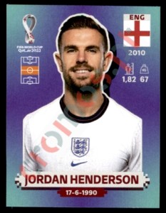 ENG13 Jordan Henderson – FIFA World Cup Qatar 2022 Panini