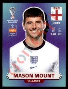 ENG14 Mason Mount – FIFA World Cup Qatar 2022 Panini