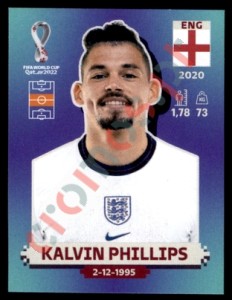 ENG15 Kalvin Phillips – FIFA World Cup Qatar 2022 Panini