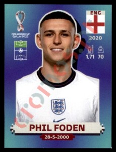 ENG17 Phil Foden – FIFA World Cup Qatar 2022 Panini