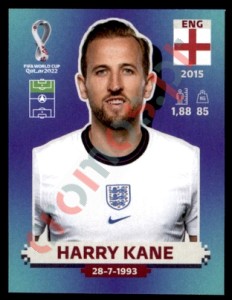 ENG18 Harry Kane – FIFA World Cup Qatar 2022 Panini