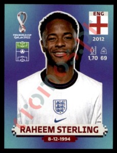ENG20 Raheem Sterling – FIFA World Cup Qatar 2022 Panini
