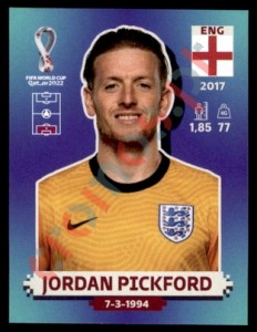 ENG3 Jordan Pickford – FIFA World Cup Qatar 2022 Panini