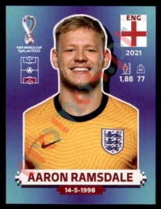 ENG4 Aaron Ramsdale – FIFA World Cup Qatar 2022 Panini