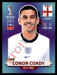 ENG6 Conor Coady – FIFA World Cup Qatar 2022 Panini