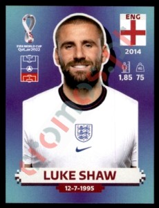 ENG8 Luke Shaw – FIFA World Cup Qatar 2022 Panini