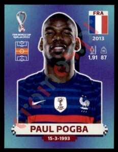 FRA12 Paul Pogba – FIFA World Cup Qatar 2022 Panini