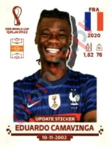 FRA12x Eduardo Camavinga – FIFA World Cup Qatar 2022 Panini