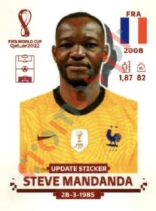 FRA4x Steve Mandanda – FIFA World Cup Qatar 2022 Panini